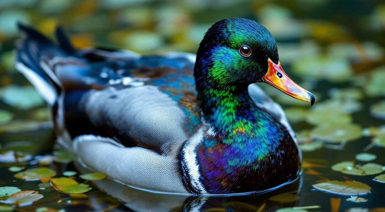 Couleur bleu canard : tout savoir sur cette teinte intense entre bleu et vert