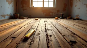 Rattraper niveau plancher bois : techniques et coûts réels